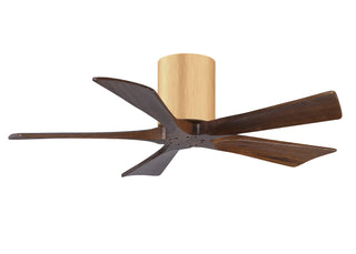 Irene-5H Series 42 Inch 5 blade paddle fan. Multiple Finish Options to choose from. Light Maple / Walnut Finish