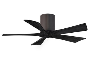 Irene-5H Series 42 Inch 5 blade paddle fan. Multiple Finish Options to choose from. Textured Bronze / Matte Black Finish