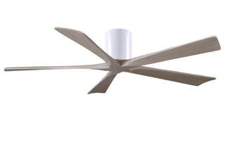 Irene-5H Series 60 Inch 5 blade paddle fan. Multiple Finish Options to choose from. Matte White / Gray Ash Finish