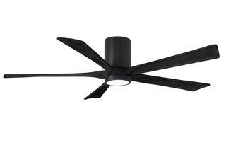 Irene-5HLK Series 60 Inch 5 blade paddle fan. Multiple Finish Options to choose from. Matte Black / Matte Black