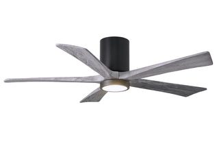 Irene-5HLK Series 52 Inch 5 blade paddle fan. Multiple Finish Options to choose from. Matte Black / Barnwood Tone Finish