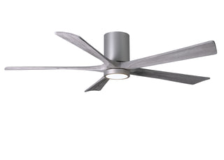 Irene-5HLK Series 60 Inch 5 blade paddle fan. Multiple Finish Options to choose from. Brushed Nickel / Barn Wood