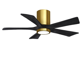 Irene-5HLK Series 42 Inch 5 blade paddle fan. Multiple Finish Options to choose from. Brushed Brass / Matte Black Finish