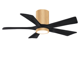 Irene-5HLK Series 42 Inch 5 blade paddle fan. Multiple Finish Options to choose from. Light Maple / Matte Black Finish