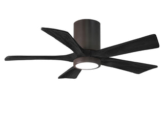 Irene-5HLK Series 42 Inch 5 blade paddle fan. Multiple Finish Options to choose from. Textured Bronze / Matte Black Finish