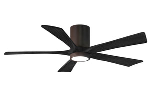 Irene-5HLK Series 52 Inch 5 blade paddle fan. Multiple Finish Options to choose from. Textured Bronze / Matte Black Finish