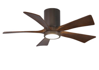 Irene-5HLK Series 42 Inch 5 blade paddle fan. Multiple Finish Options to choose from. Textured Bronze / Walnut Tone Finish