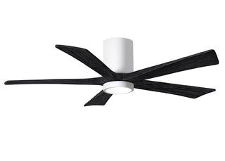 Irene-5HLK Series 52 Inch 5 blade paddle fan. Multiple Finish Options to choose from. Gloss White / Matte Black Finish