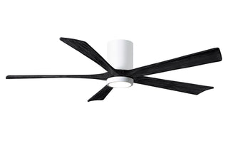 Irene-5HLK Series 60 Inch 5 blade paddle fan. Multiple Finish Options to choose from. Gloss White / Matte Black