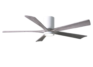 Irene-5HLK Series 60 Inch 5 blade paddle fan. Multiple Finish Options to choose from. Gloss White / Barn Wood