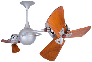 Italo Ventania 62 Inch Wood 360° dual headed rotational ceiling fan. Multiple Finish Options to choose from.