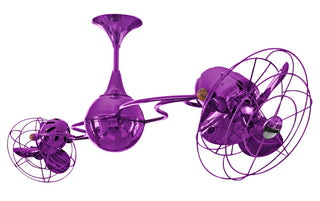 Italo Ventania 60 Inch Metal 360° dual headed rotational ceiling fan. Multiple Finish Options to choose from.