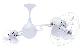 Italo Ventania 60 Inch Metal 360° dual headed rotational ceiling fan. Multiple Finish Options to choose from.