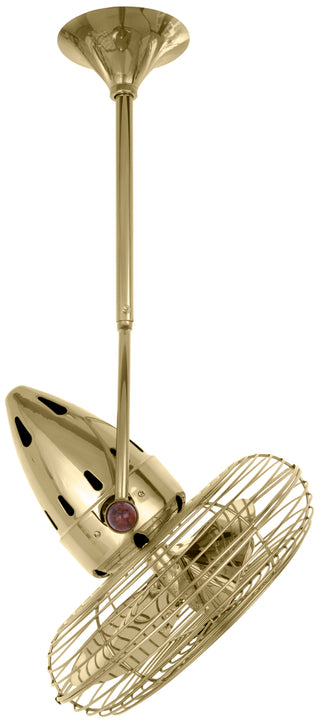 Jarold Direcional ceiling fan. Multiple Finish Options to choose from. Polished Brass / Polished Brass Finish / 13 Inch