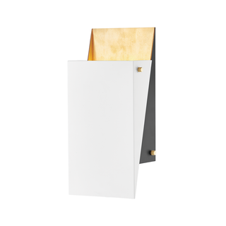 Ratio Wall Sconce with Aged Brass Finish