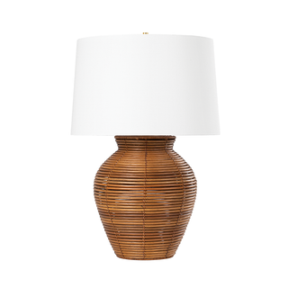 Newark Table Lamp with Vintage Gold Leaf Finish