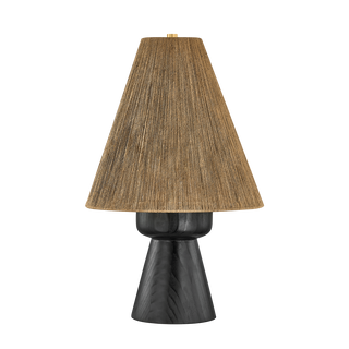 MANNSVILLE Table Lamp with AGED BRASS Finish