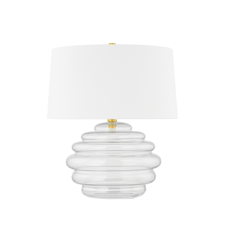 OSHAWA Table Lamp with Aged Brass Finish