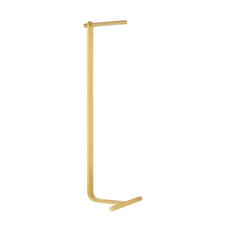 DEPTFORD Floor Lamp with Aged Brass Finish