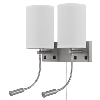 2 Lakewood Wall Lamp With Two Led Reading Lamps