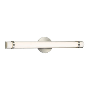 25.5" Long Metal Base Vanity Light in Brushed Steel