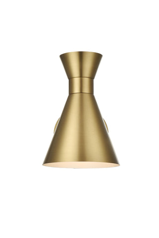Halycon 6 Inch Wall Sconce in Satin Gold