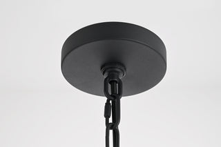 Gage 12 inch Latern Pendant in Weathered White and Black