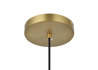 Eclipse 10 Inch Pendant Clear Shade in Chrome