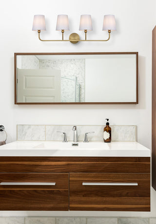 Senna 35.5 inch Wall Sconce in Satin Gold
