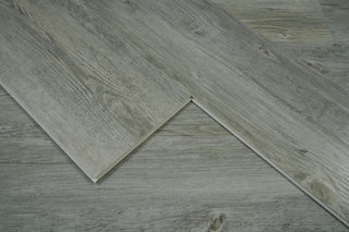 Luxury Vinyl Flooring 7 x 48 x 5.5mm 12 mil in Ash Grey