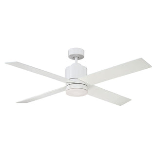 52" LED Ceiling Fan in White White