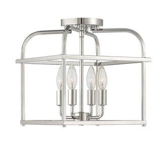 4-Light Ceiling Light in Polished Nickel Polished Nickel