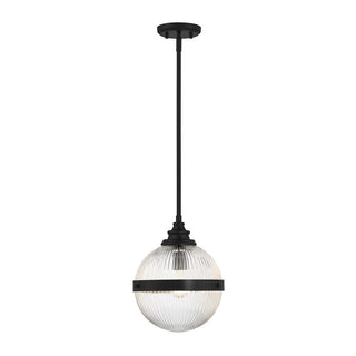 1-Light Mini Pendant in Matte Black Matte Black