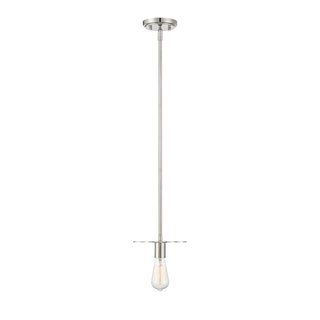 1-Light Mini Pendant in Polished Nickel Polished Nickel