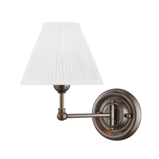 Classic No.1 Wall Sconce with Distressed Bronze Finish