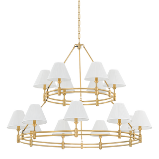 Howard Chandelier with AGED BRASS Finish