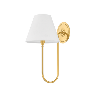 Hawthorne Wall Sconce with AGED BRASS Finish