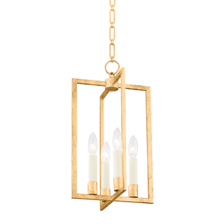 Middleborough Lantern with Gold Leaf Finish