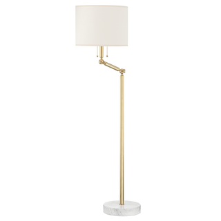 Essex Floor Lamp with Aged Brass Finish