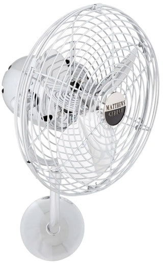 Michelle Parede vintage style wall fan. Multiple Finish Options to choose from