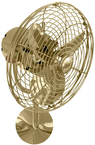 Michelle Parede vintage style wall fan. Multiple Finish Options to choose from