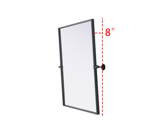 Amoura 24x30 Pivot Mirror in Black
