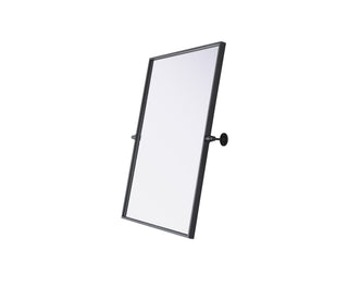 Amoura 24x30 Pivot Mirror in Black