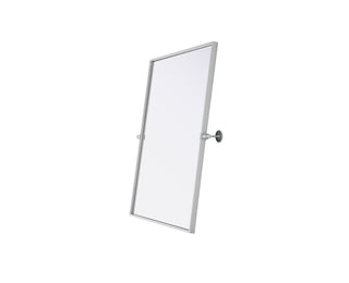 Amoura 24x32 Pivot Mirror in Silver