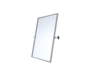 Amoura 27x30 Pivot Mirror in Silver