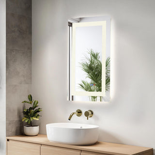 Riven 30x18 LED Mirror, Adjustable Color 3000K/4200K/6400K