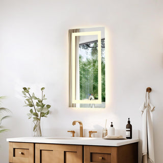 Riven 30x20 LED Mirror, Adjustable Color 3000K/4200K/6400K