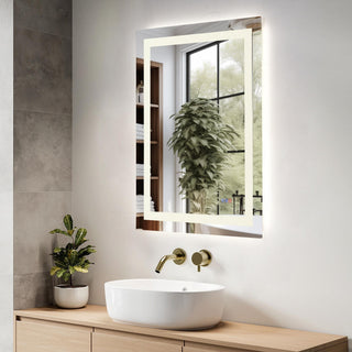 Riven 36x27 LED Mirror, Adjustable Color 3000K/4200K/6400K