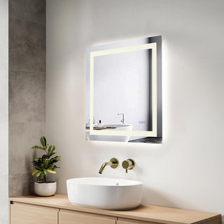 Riven 30x30 LED Mirror, Adjustable Color 3000K/4200K/6400K