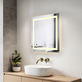 Riven 30x30 LED Mirror, Adjustable Color 3000K/4200K/6400K